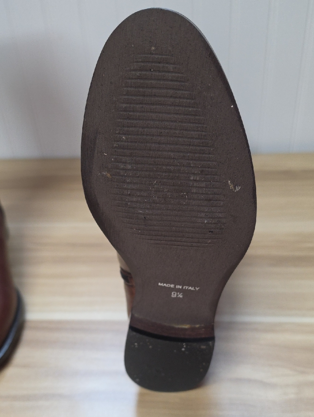 Garnet Hill Brown Italy Women's Riding Boot Zipper Low Heel Size 9.5 - Picture 8 of 12